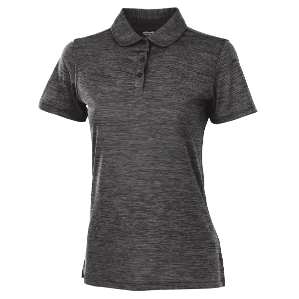 Women's performance polo with moisture-wicking technology, made from 100% polyester.... from ASI 44620 Charles River Apparel