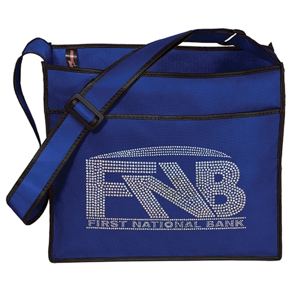 Non-Woven Polypropylene Tote with adjustable shoulder strap and multiple pockets.... from ASI 37940 Bag Makers Inc