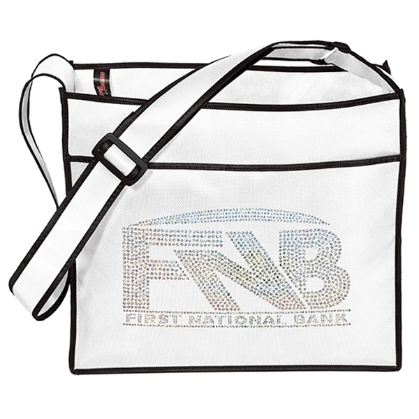 Non-Woven Polypropylene Tote with adjustable shoulder strap and multiple pockets.... from ASI 37940 Bag Makers Inc