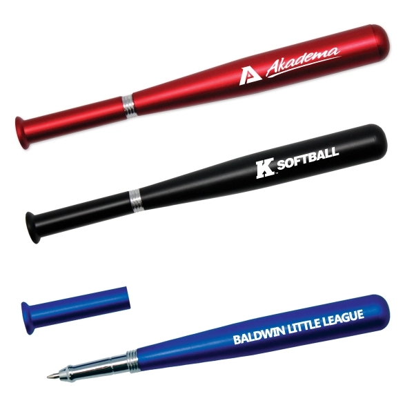 5 1/8" metallic baseball bat pen.... from ASI 98360 WOWLine / WOWLine®