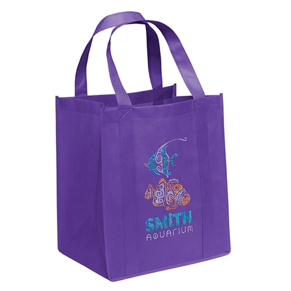 Non-Woven Polypropylene grocery tote with dual reinforced handles.... from ASI 37940 Bag Makers Inc