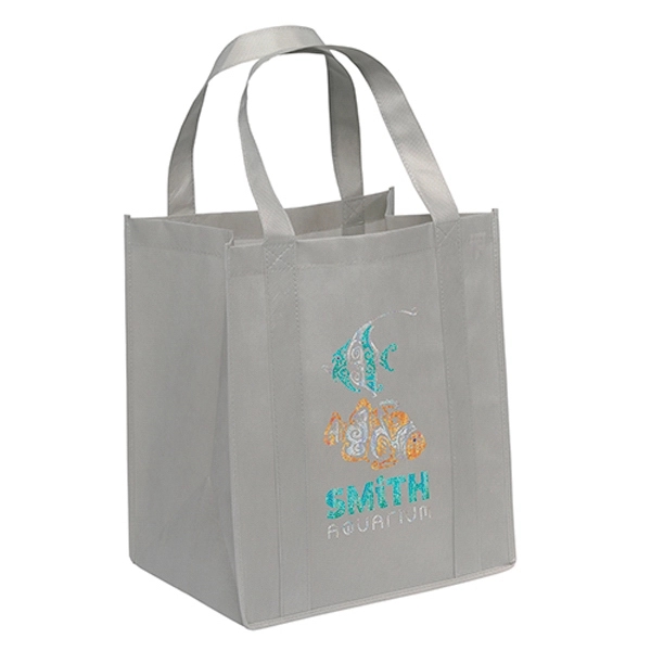 Non-Woven Polypropylene grocery tote with dual reinforced handles.... from ASI 37940 Bag Makers Inc