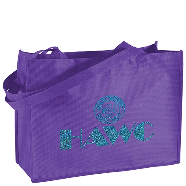 Non-Woven Polypropylene Tote with strong stitched seams and side/bottom gussets.... from ASI 37940 Bag Makers Inc