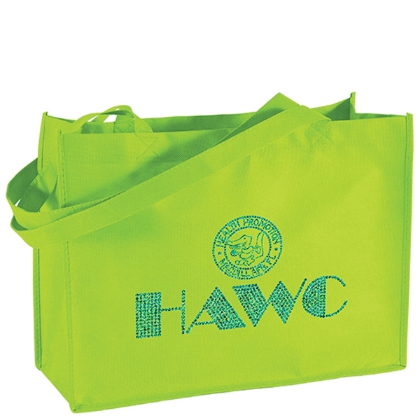 Non-Woven Polypropylene Tote with strong stitched seams and side/bottom gussets.... from ASI 37940 Bag Makers Inc
