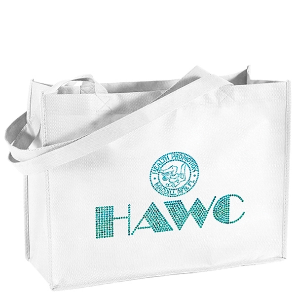 Non-Woven Polypropylene Tote with strong stitched seams and side/bottom gussets.... from ASI 37940 Bag Makers Inc