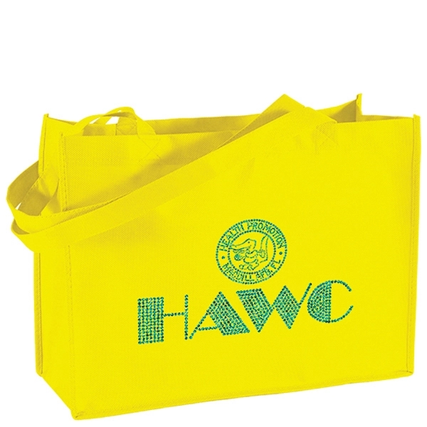 Non-Woven Polypropylene Tote with strong stitched seams and side/bottom gussets.... from ASI 37940 Bag Makers Inc
