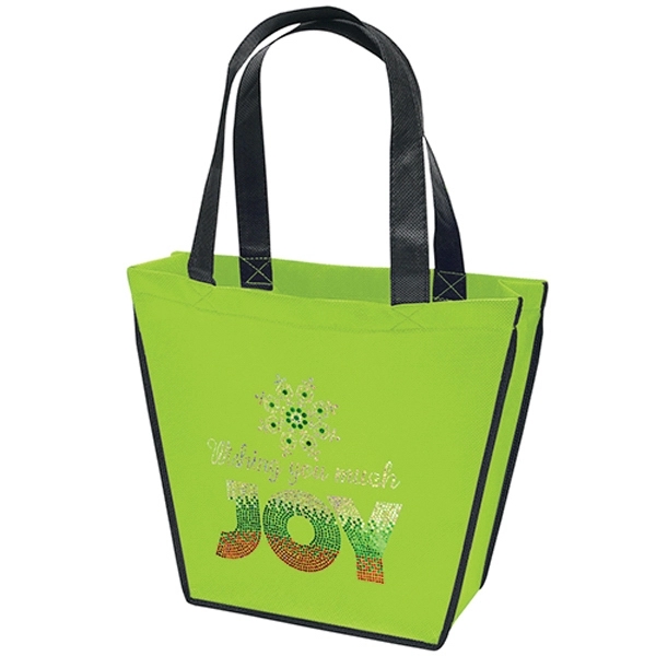 Non-Woven Polypropylene Tote with unique reverse trapezoid shape.... from ASI 37940 Bag Makers Inc