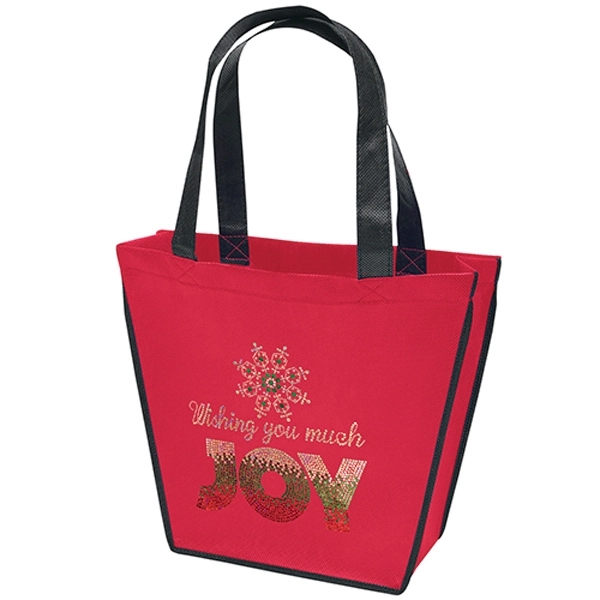 Non-Woven Polypropylene Tote with unique reverse trapezoid shape.... from ASI 37940 Bag Makers Inc