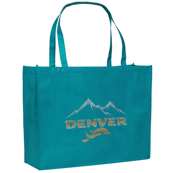 Non-Woven Polypropylene Tote with strong stitched seams and side/bottom gussets.... from ASI 37940 Bag Makers Inc