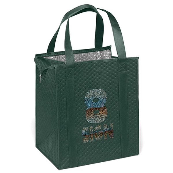 Insulated Non-Woven Tote with thermal foil interior.... from ASI 37940 Bag Makers Inc