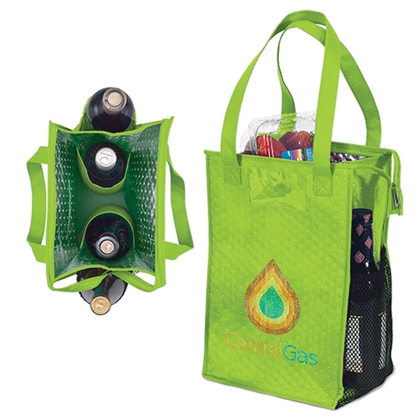 Insulated Non-Woven Tote with thermal foil interior.... from ASI 37940 Bag Makers Inc