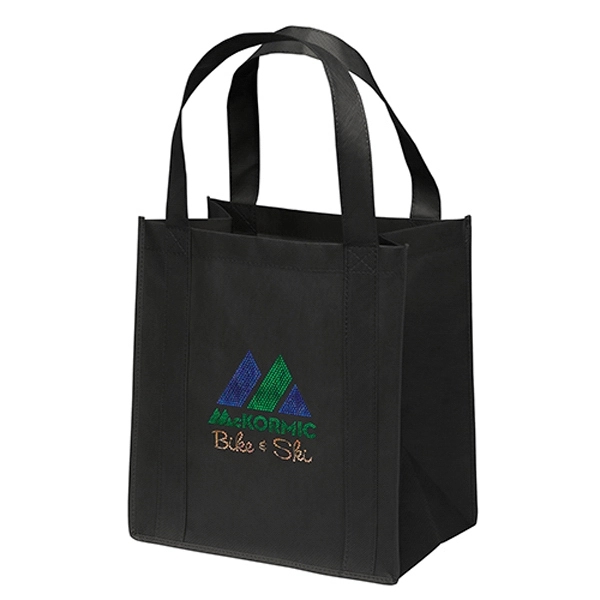 Non-Woven Polypropylene grocery tote with dual reinforced handles.... from ASI 37940 Bag Makers Inc