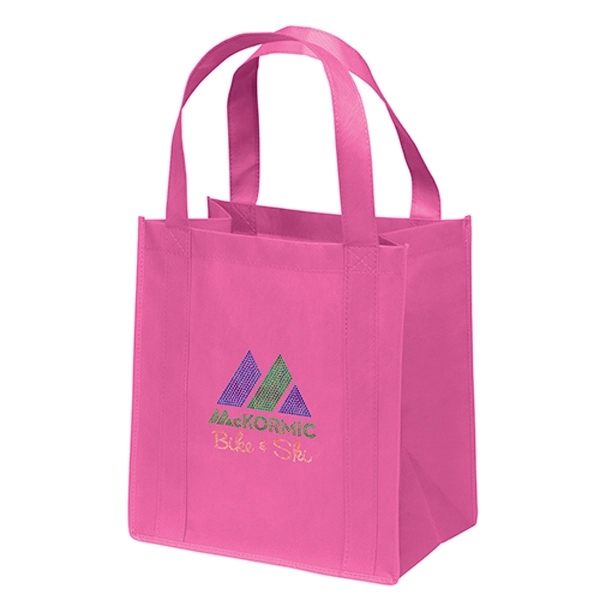 Non-Woven Polypropylene grocery tote with dual reinforced handles.... from ASI 37940 Bag Makers Inc