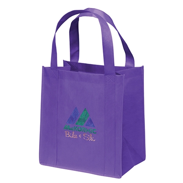 Non-Woven Polypropylene grocery tote with dual reinforced handles.... from ASI 37940 Bag Makers Inc