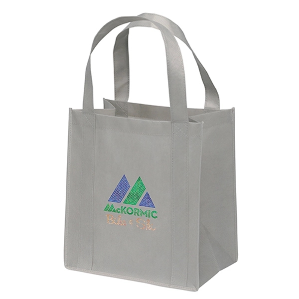 Non-Woven Polypropylene grocery tote with dual reinforced handles.... from ASI 37940 Bag Makers Inc
