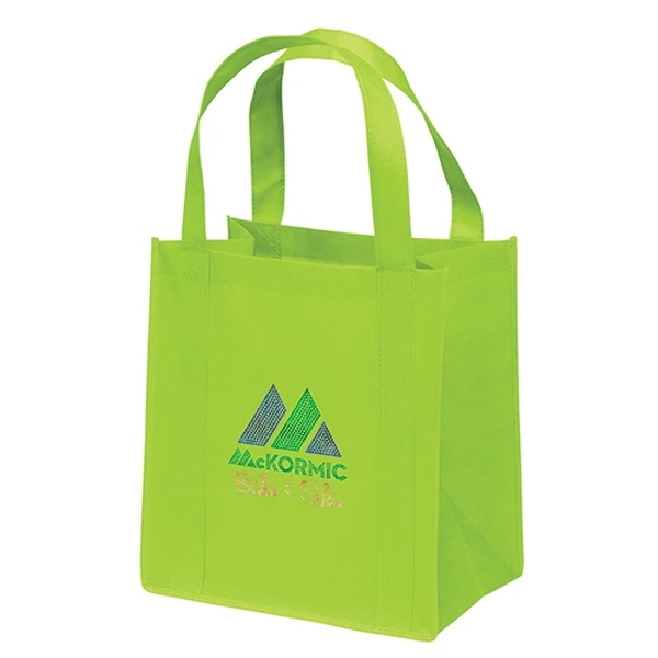 Non-Woven Polypropylene grocery tote with dual reinforced handles.... from ASI 37940 Bag Makers Inc
