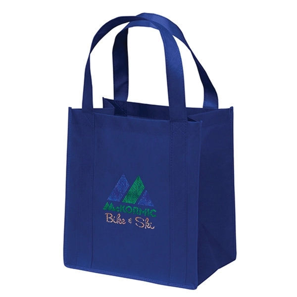 Non-Woven Polypropylene grocery tote with dual reinforced handles.... from ASI 37940 Bag Makers Inc