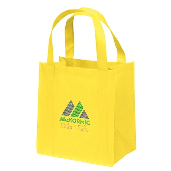 Non-Woven Polypropylene grocery tote with dual reinforced handles.... from ASI 37940 Bag Makers Inc