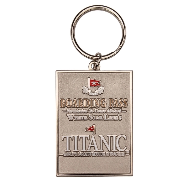 Custom die struck metal keychains in assorted sizes, shapes and finishes... from ASI 52263 EMT / EMT