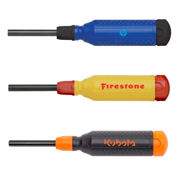 Multi-bit, 15-in-1 screwdriver  measuring 8.5" long with customizable colors and... from ASI 46170 Compass Industries Inc