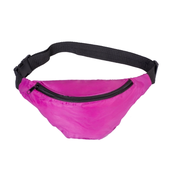 One Pocket Nylon Fanny Pack. Zippered main compartment. Adjustable waist belt.... from ASI 41511 Brainchild USA Inc / BrainChild Gift Club