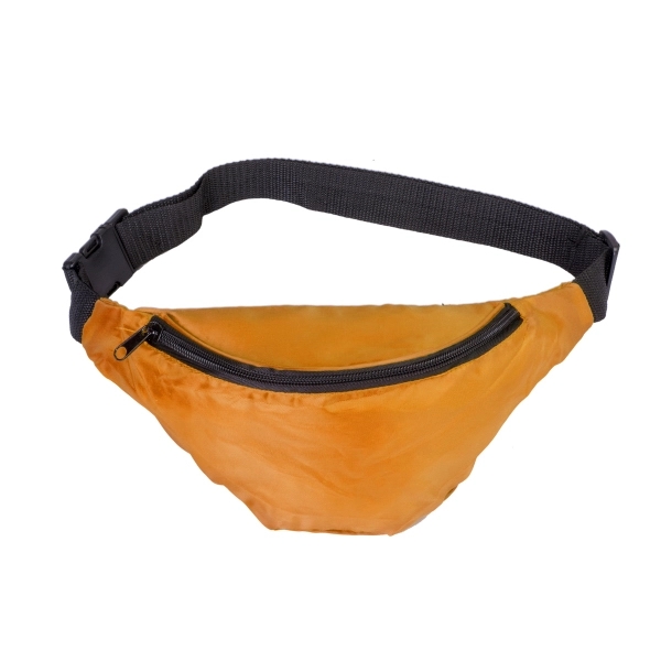 One Pocket Nylon Fanny Pack. Zippered main compartment. Adjustable waist belt.... from ASI 41511 Brainchild USA Inc / BrainChild Gift Club