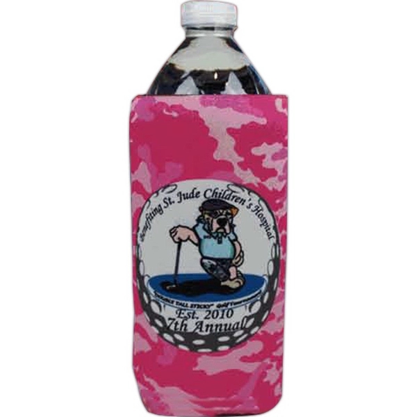 Urban Camo Premium Full Color Dye Sublimated Collapsible Foam Bottle Bag... from ASI 63009 J I T Manufacturing Inc / Just in Time JIT Promo