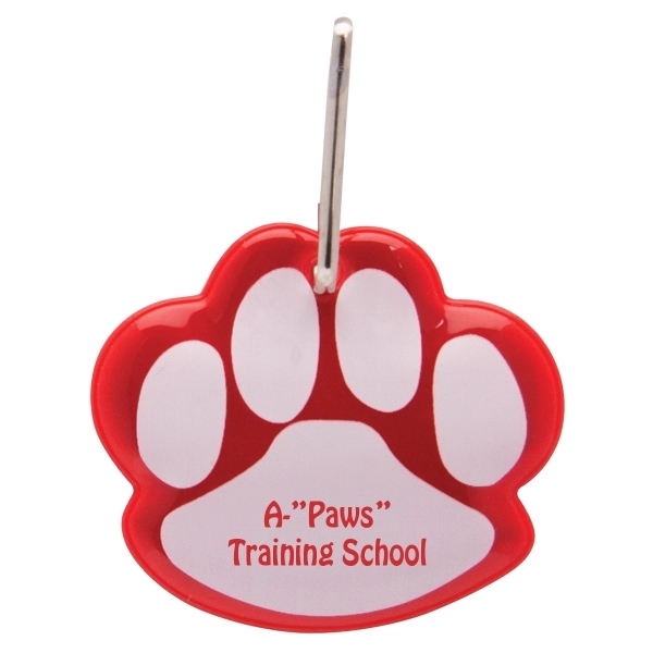 Animal paw shaped reflective collar tag.... from ASI 62190 Illini