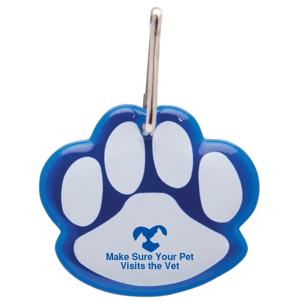 Animal paw shaped reflective collar tag.... from ASI 62190 Illini