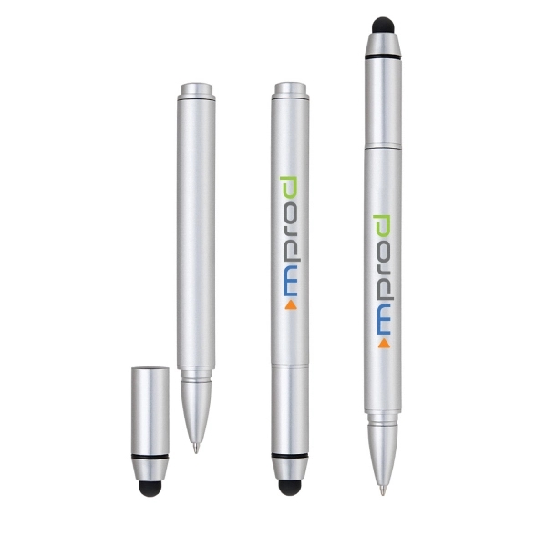 Cap Off Stylus Pen with wood or metal options.... from ASI 31517 Admart Products / Admart Line