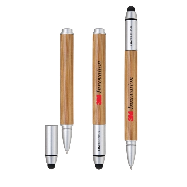 Cap Off Stylus Pen with wood or metal options.... from ASI 31517 Admart Products / Admart Line
