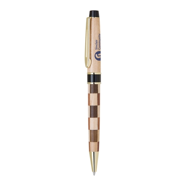 Wood Checkerboard Ballpoint Pen... from ASI 31517 Admart Products / Admart Line