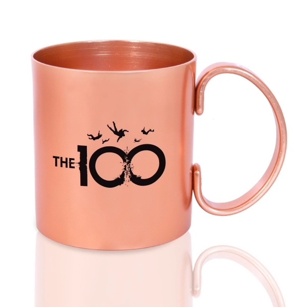 Moscow Mule Mug crafted from aluminum with riveted handle.... from ASI 40544 Binaco / Binaline