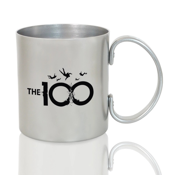 Moscow Mule Mug crafted from aluminum with riveted handle.... from ASI 40544 Binaco / Binaline