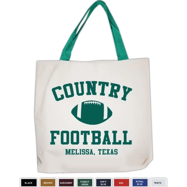 10 oz natural canvas tote w/ gusset.... from ASI 63009 J I T Manufacturing Inc / Just in Time JIT Promo