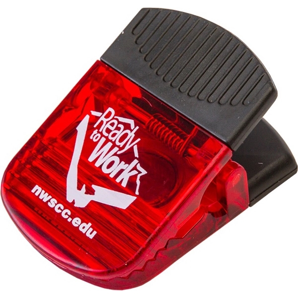 Magnetic memo clip, ideal for holding notes, photos, or reminders on... from ASI 67075 Leprechaun Promotions, LLC / Leprechaun Promotions