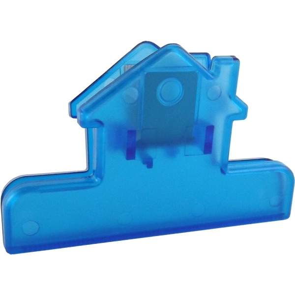 Fun 4" house-shaped bag clip, perfect for sealing snacks or organizing... from ASI 67075 Leprechaun Promotions, LLC / Leprechaun Promotions