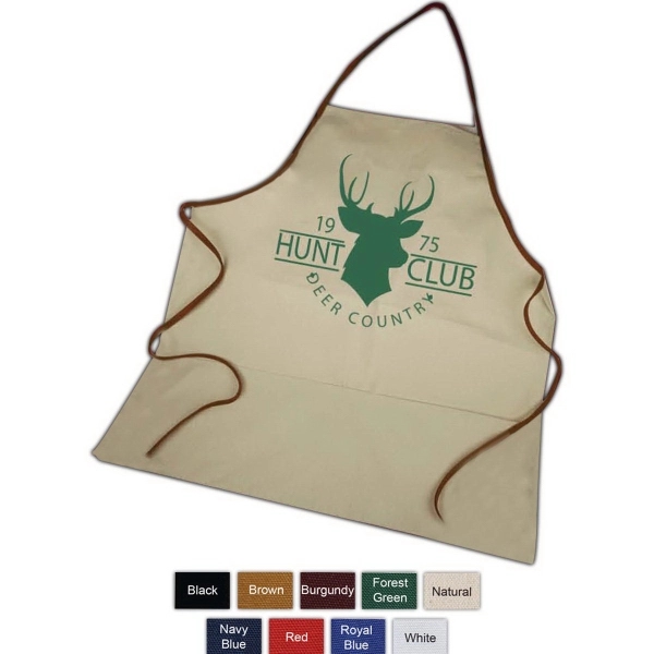 10oz natural canvas work apron.... from ASI 63009 J I T Manufacturing Inc / Just in Time JIT Promo