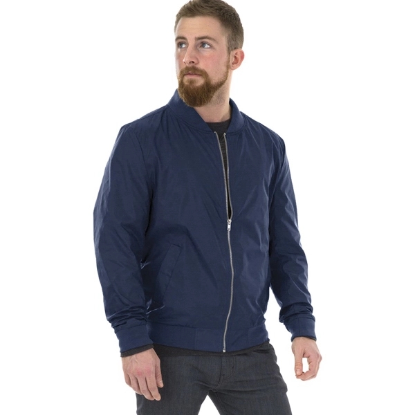 Men's flight jacket, a fresh take on the classic bomber jacket,... from ASI 44620 Charles River Apparel