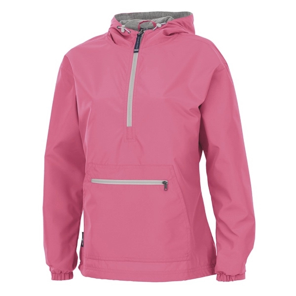 Women's wind- and water-resistant quarter-zip pullover, made from Softex polyester with... from ASI 44620 Charles River Apparel