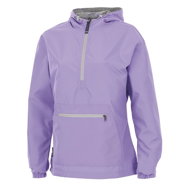 Women's wind- and water-resistant quarter-zip pullover, made from Softex polyester with... from ASI 44620 Charles River Apparel