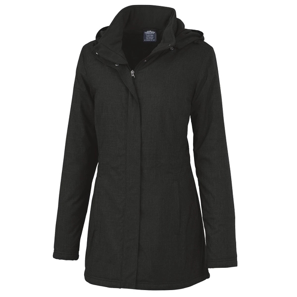 Women's parka with two-way zipper for ease of mobility, featuring 100%... from ASI 44620 Charles River Apparel