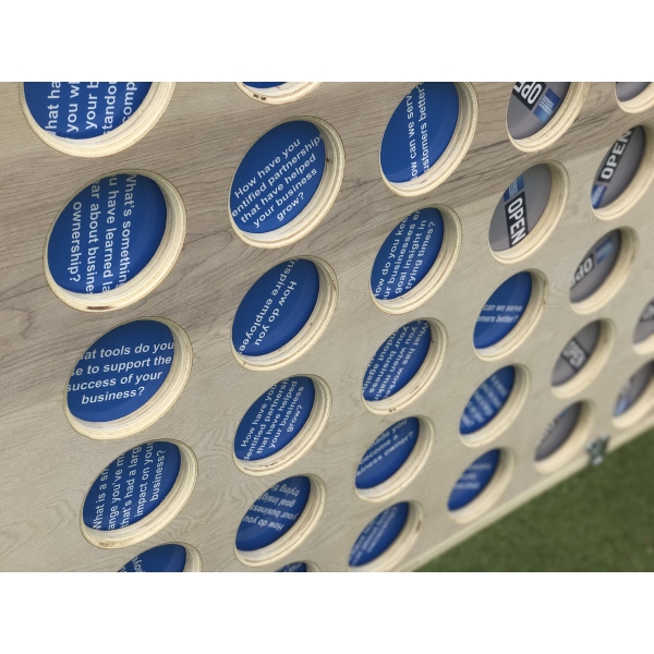 GIANT 4 in a Row... from ASI 96574 ZZ DROPPED - West Georgia Cornhole