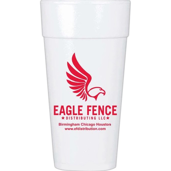 24oz Foam cup. Insulated, Keep it hot, Keep it cold.... from ASI 63009 J I T Manufacturing Inc / Just in Time JIT Promo