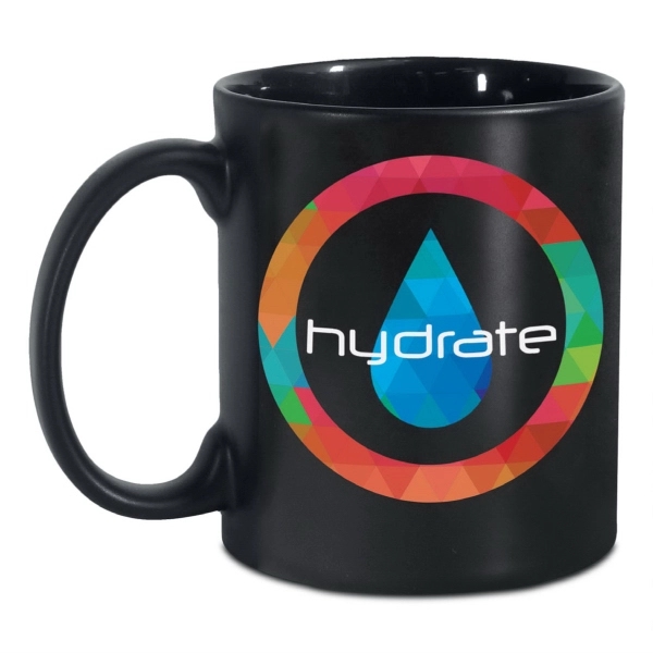 11 Oz. Classic Black Matte Coffee Mug... from ASI 52475 Xpres LLC
