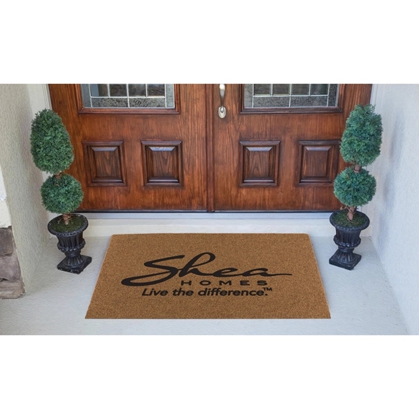 Synthetic cocoa mat, made from solution-dyed polypropylene; available in choice of... from ASI 35750 PromoMatting by Americo