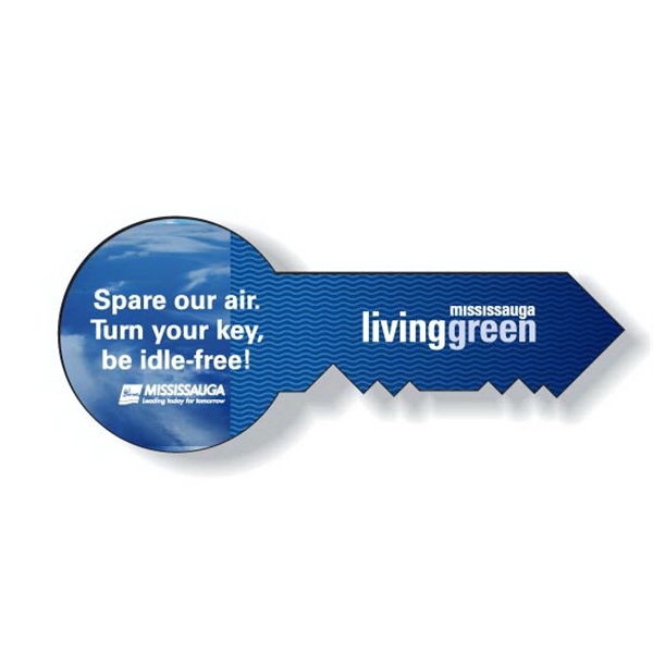 Custom shape Auto Magnet 35 mil white vinyl car magnet with... from ASI 87400 ArtechPro