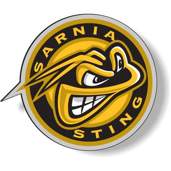 Custom shape Auto Magnet 35 mil white vinyl car magnet with... from ASI 87400 ArtechPro