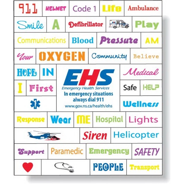 Magnetic Word Set Digitally Printed Full Color on durable vinyl top... from ASI 87400 ArtechPro