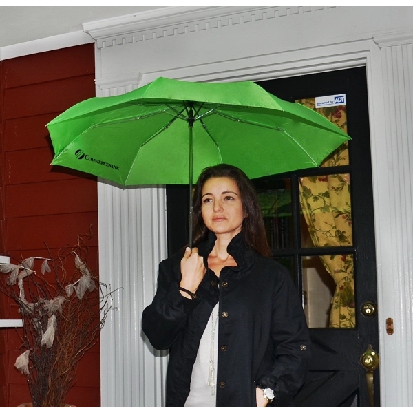 Manual-opening folding umbrella that fits almost anywhere. Measures 9" when closed.... from ASI 89955 StrombergBrand